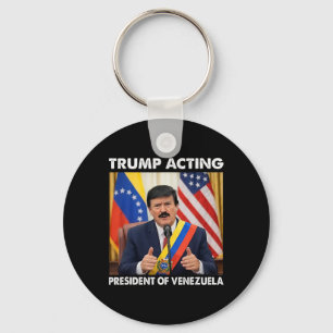 Trump tillförordnad president i Venezuela _1 Nyckelring