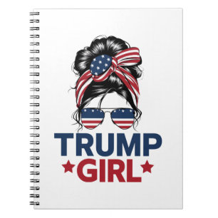 Trump tjej rödis Trump 2024 val amerikansk Anteckningsbok