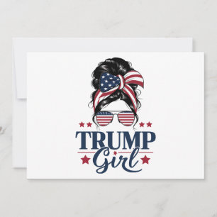 Trump tjej rödis Trump 2024 val amerikansk Inbjudningar