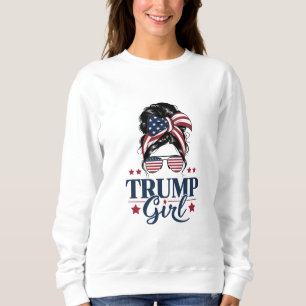 Trump tjej rödis Trump 2024 val amerikansk T Shirt