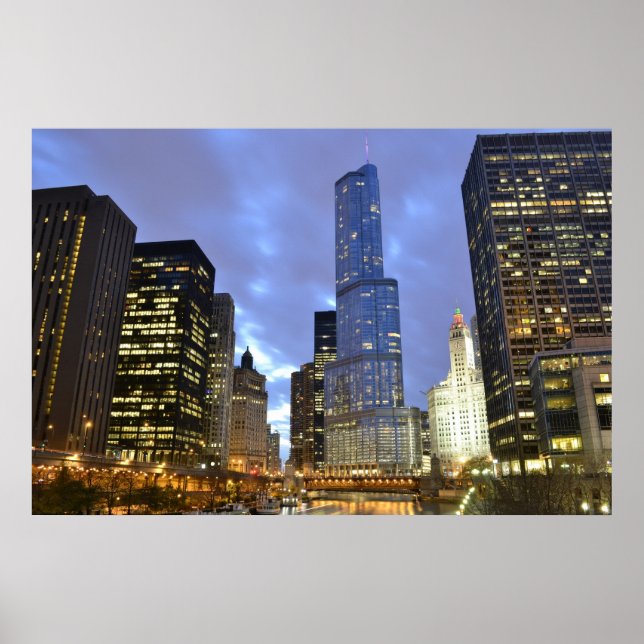 Trump Torn vid floden Poster (Framsidan)