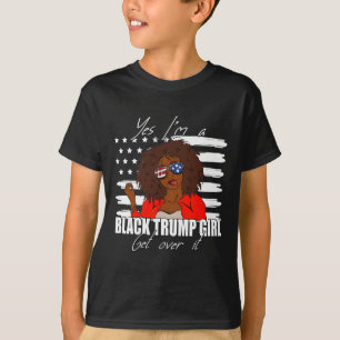 Trump Tröja Merica Glasögon Ja Jag Är En Svart Tru