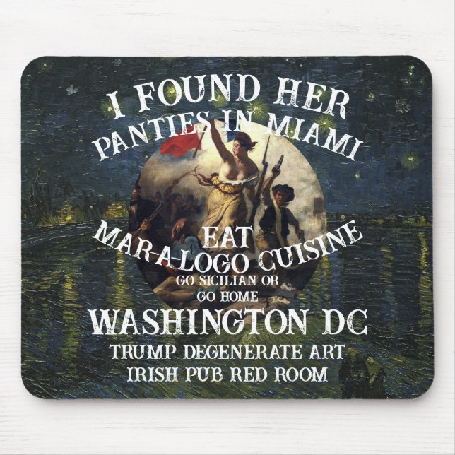 Trump Tröjor Miami Katolska Kyrkan Vit Musmatta (Framsidan)