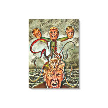 Trump True Form Abstrakt Watercolor