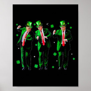 Trump-trump 2024 Gör St patricks day Underbar Poster