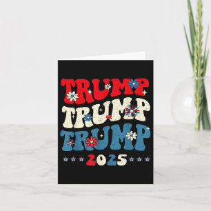 Trump Trump Trump 2025 President Inauguration 45 4 Kort