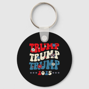 Trump Trump Trump 2025 President Inauguration 45 4 Nyckelring