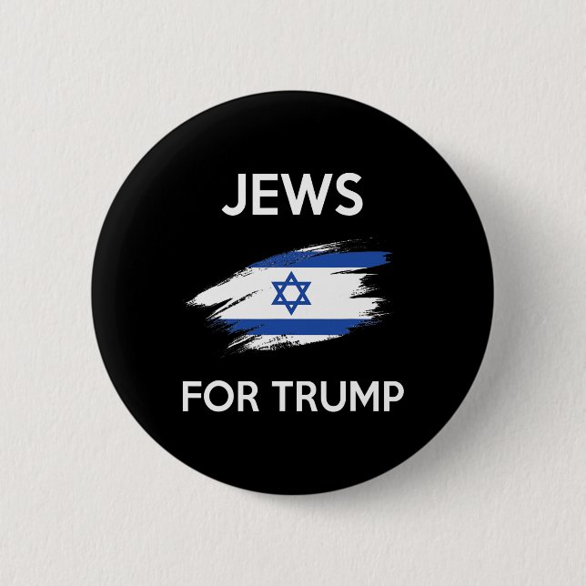 Trump - Trumpförskjutning av judensupport Knapp (Framsida)