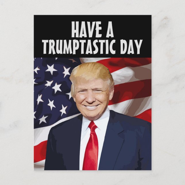 TRUMP TRUMPTASTIC POSTCARD VYKORT (Framsida)