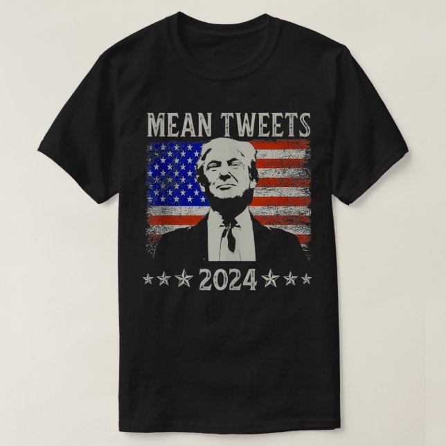 Trump Tshirts Manar Elak Tweets 2024 shirt Funny G (Design framsida)