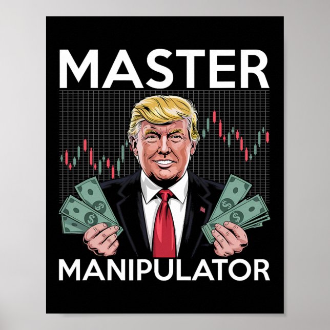 Trump Tull Börskrasch  Poster (Framsidan)