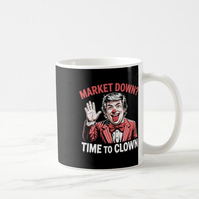 Trump-tullar recession meme Marknader ner Tid att  Kaffemugg (Höger)