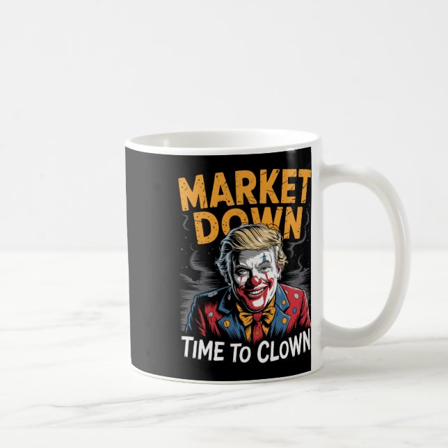 Trump-tullar recession meme marknader ner tid att  kaffemugg (Höger)