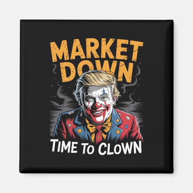 Trump-tullar recession meme marknader neråt tid at magnet (Framsidan)