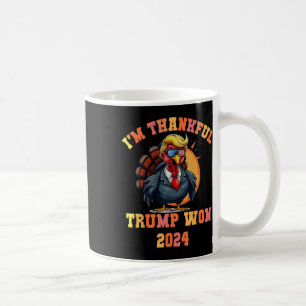 Trump Turkiet Lustigt medlemme Jag är tacksam Trum Kaffemugg