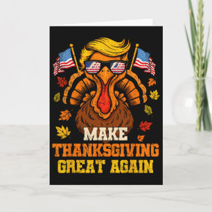Trump Turkiet Roligt Gör Thanksgiving Stort Igen F Kort