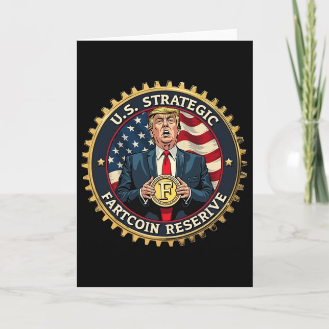 Trump U.s. Strategic Fart Coin Reserve  Kort (Framsida)