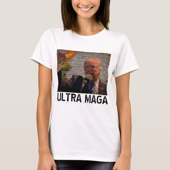 TRUMP ULTRA MAGA GRAFFITI T-SHIRTS (Framsida)