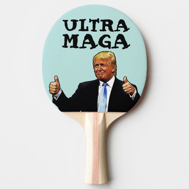 TRUMP ULTRA MAGA PING PONG PADDLE PINGISRACKET (Framsidan)