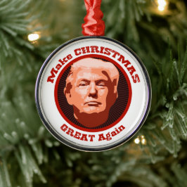 Trump Underbar jul Julgransprydnad Metall