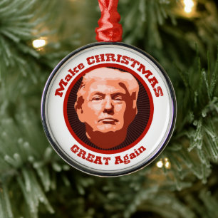 Trump Underbar jul Julgransprydnad Metall