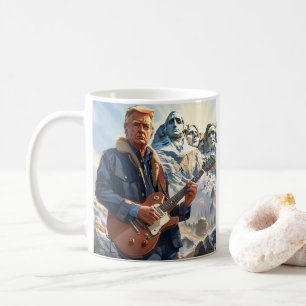 Trump-uppspelning av elektriskt Guitar-montering R Kaffemugg