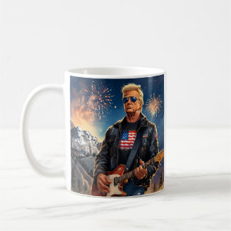 Trump-uppspelning av elektriskt Guitar-montering R Kaffemugg