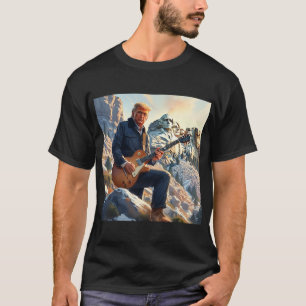 Trump-uppspelning av elektriskt Guitar-montering R T Shirt