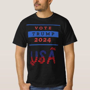 Trump USA 2024 blk T Shirt