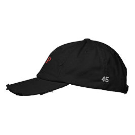 TRUMP USA #45 BASEBALL CAP BRODERAD KEPS