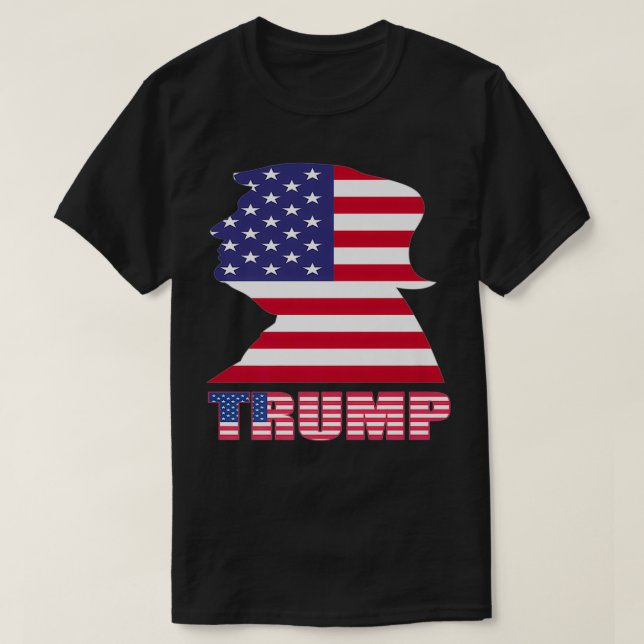 TRUMP USA AMERICA Premium T Shirt (Design framsida)