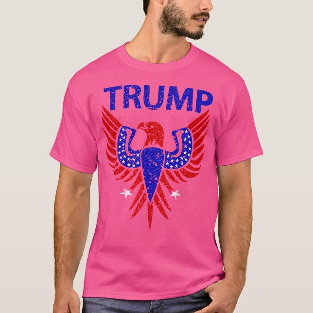 Trump Usa American Bird T Shirt (Framsida)