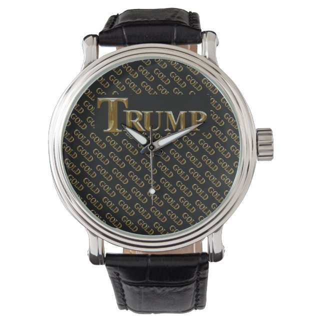 TRUMP USA  GOLD  ARMBANDSUR (Framsida)