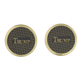 TRUMP USA  GOLD  GULDPLÄTERADE MANSCHETTERKNAPPAR
