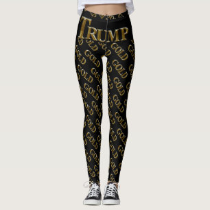 TRUMP USA GULD LEGGINGS