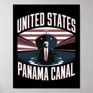 Trump USA Panama Canal 2025 Vi Tar Poster