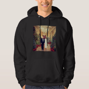 Trump: USA:s president Vita Huset Jul Hoodie