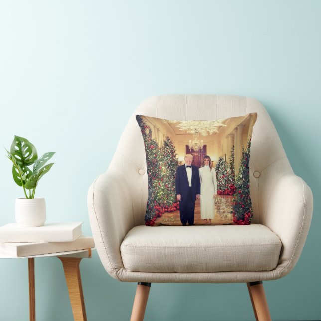 Trump: USA:s president Vita Huset Jul Kudde (Stol)