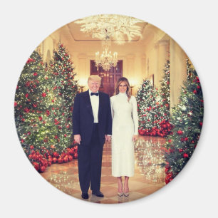Trump: USA:s president Vita Huset Jul Magnet