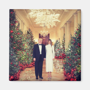 Trump: USA:s president Vita Huset Jul Magnet