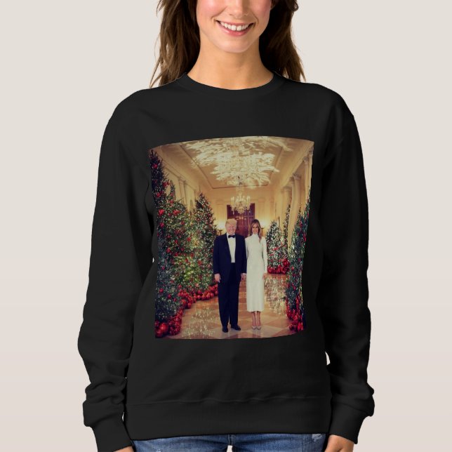 Trump: USA:s president Vita Huset Jul T Shirt (Framsida)
