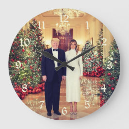 Trump USA:s president White House-jul Large Clo Stor Klocka