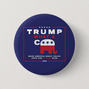 Trump. Vad A C*** - Anti-Trump kampanj poster - Knapp