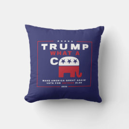 Trump. Vad A C*** - Anti-Trump kampanj poster - Kudde
