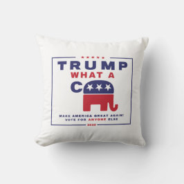 Trump. Vad A C*** - Anti-Trump kampanj poster Kudde