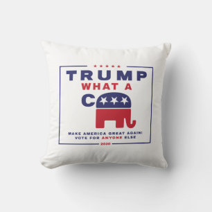 Trump. Vad A C*** - Anti-Trump kampanj poster Kudde