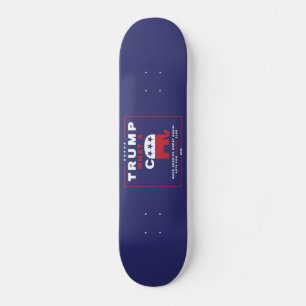Trump. Vad A C*** - Trumpförebyggande kampanj pos Mini Skateboard Bräda 18,5 Cm