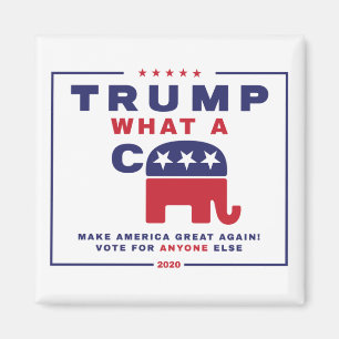 Trump. Vad A C*** - Trumpförebyggande kampanj post Magnet