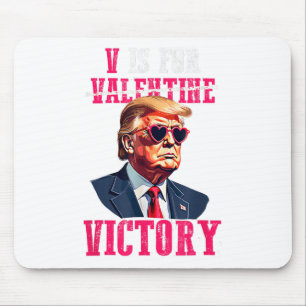 Trump Valentines day V är avsett för en segerförsk Musmatta