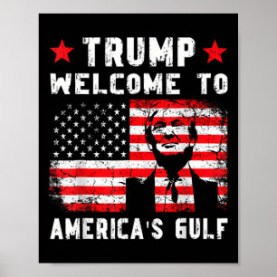 Trump Välkommen till Amerikas Golf Rolig Trump Mex Poster